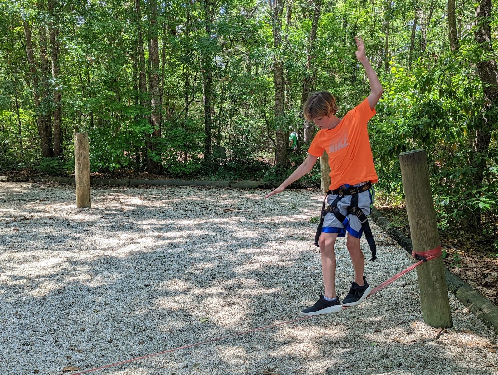 The Climbing Wall at James Island County Park